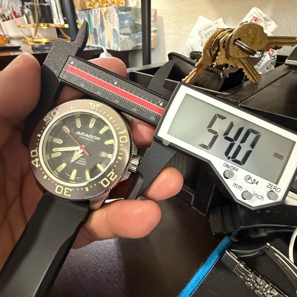 Aragon Divemaster Watch with Black and Green Dial Japanese NH35A Automatic - Picture 12 of 13